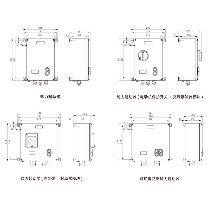 CZ1390 可逆型防爆磁力起动器 